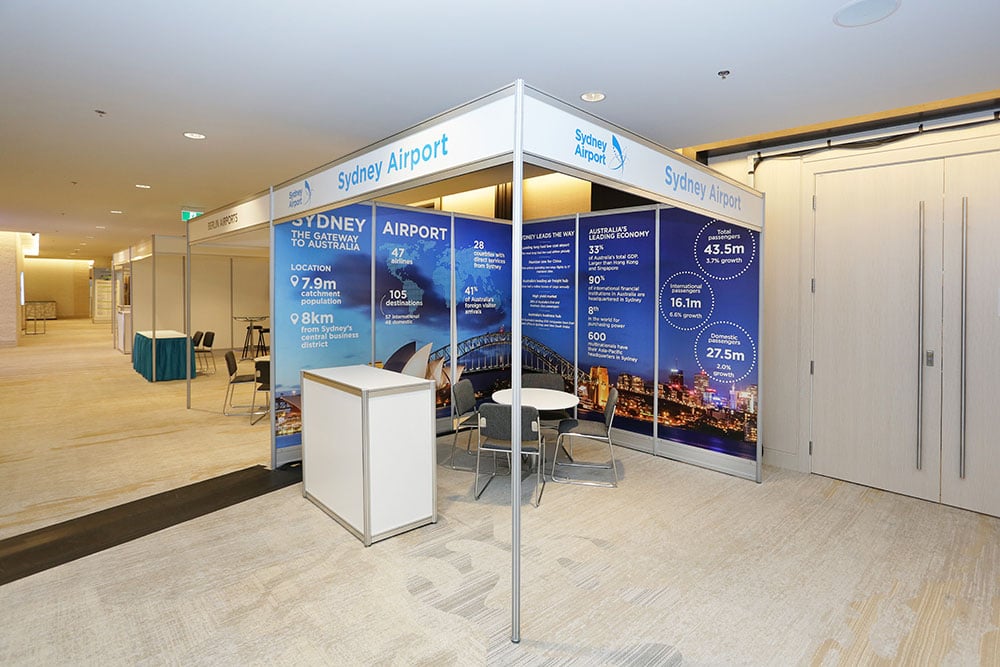 IATA 2018 Convention — LEVY show build, photo 04.