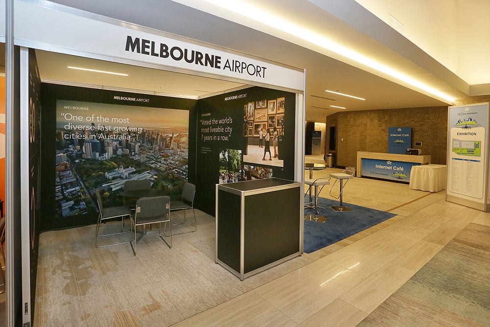 IATA 2018 Convention — LEVY show build, photo 08.