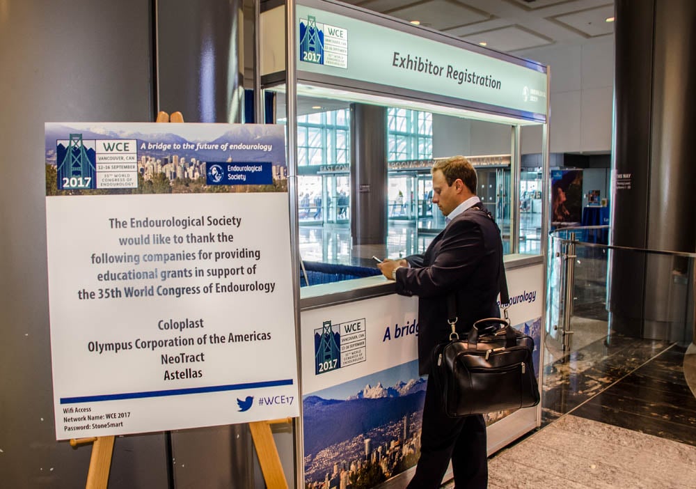 World Congress on Endourology — LEVY show build, photo 02.